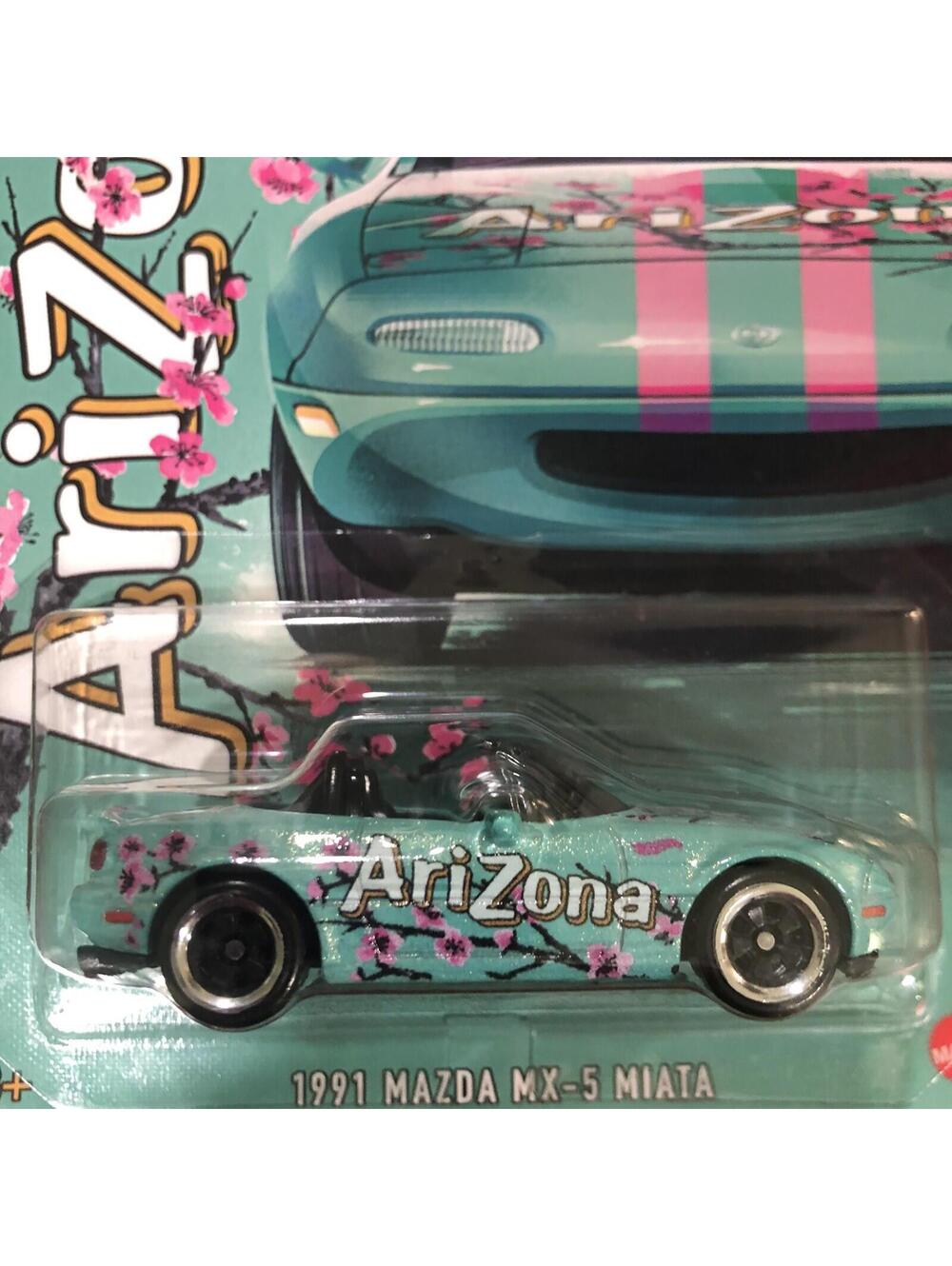 Hot Wheels Silver Series 1991 Mazda MX-5 Miata Arizona Tea 1:64 Diecast Car New - Picture 5 of 9
